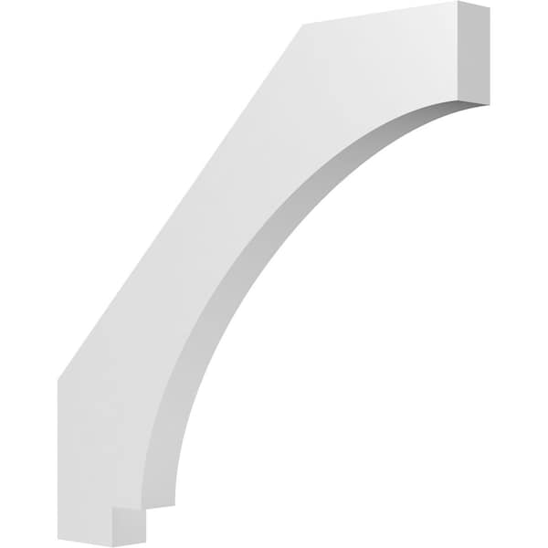Ekena Millwork 3 1/2-in. W x 36-in. D x 36-in. H Imperial Architectural Grade PVC Knee Brace BRCP035X36X36IMP - main